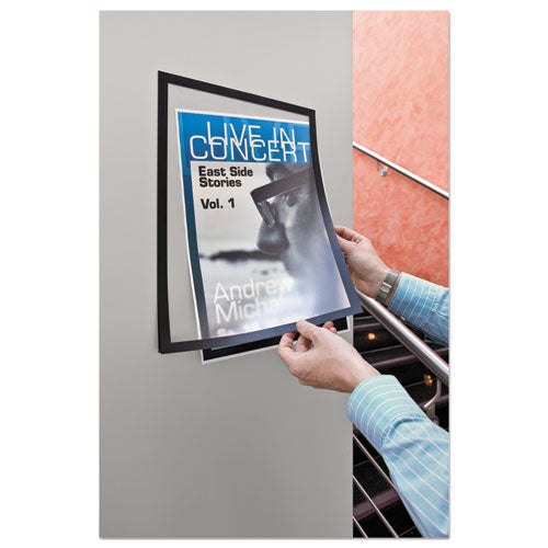 Image of Durable® Duraframe Sign Holder, 11 X 17, Black Frame, 2/pack
