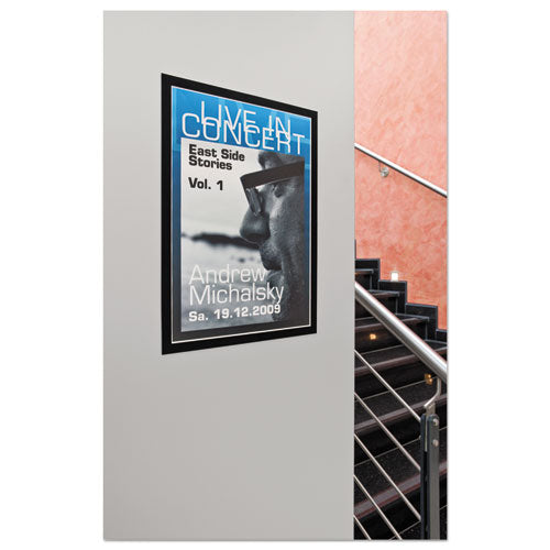 Image of Durable® Duraframe Sign Holder, 11 X 17, Black Frame, 2/pack