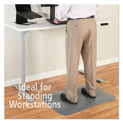 Image of Guardian Pro Top Anti-Fatigue Mat, Pvc Foam/solid Pvc, 24 X 36, Gray