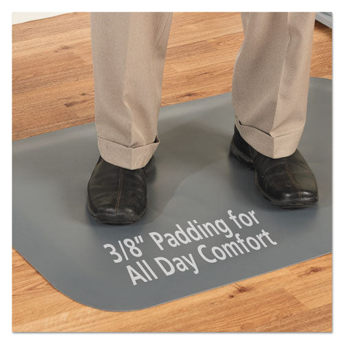 Image of Guardian Pro Top Anti-Fatigue Mat, Pvc Foam/solid Pvc, 24 X 36, Gray