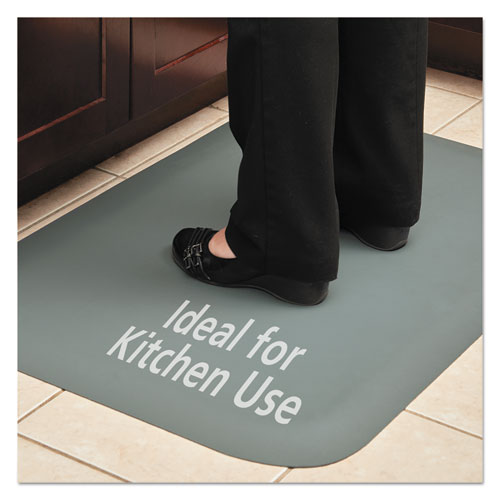 Image of Guardian Pro Top Anti-Fatigue Mat, Pvc Foam/solid Pvc, 24 X 36, Gray