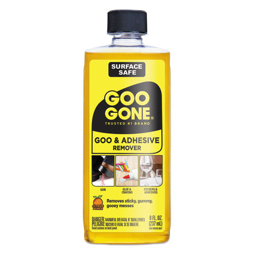 Image of Goo Gone® Original Cleaner, Citrus Scent, 8 Oz Bottle