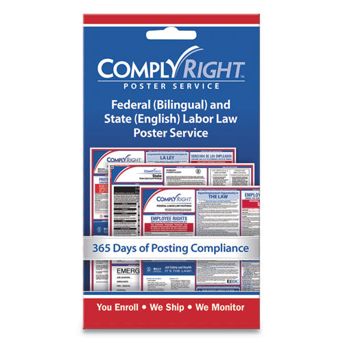 Image of ComplyRight® Labor Law Poster Service, "State Labor Law", 4 x 7
