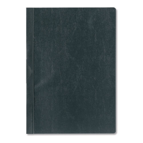 Image of Durable® DuraClip Report Cover, Clip Fastener, 8.5 x 11, Holds 30 Sheets, Clear/Black, 25/Box