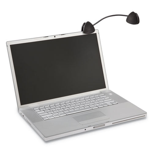 Image of Kensington® Flexclip Gooseneck Copyholder, Monitor/laptop Mount, Plastic, Black