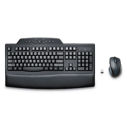 Image of Kensington® Pro Fit Comfort Wireless Desktop Set, 2.4 Ghz Frequency/30 Ft Wireless Range, Black