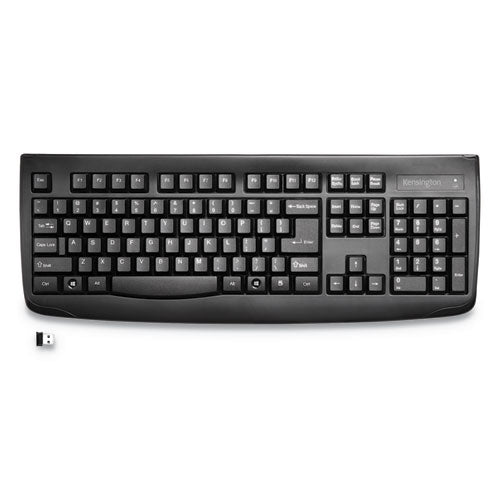 Image of Kensington® Pro Fit Wireless Keyboard, 18.38 x 8 x 1.25, Black