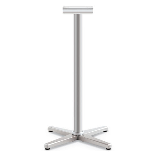 Image of HON® Arrange X-Leg Base for 30" to 36" Tops, 25.59w x 25.59d x 40h, Silver