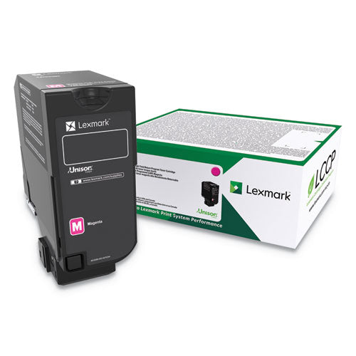 Image of Lexmark 84c0hmg Unison High-Yield Toner, 16,000 Page-Yield, Magenta