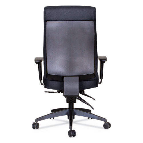 Image of Alera® Alera Wrigley Series 24/7 High Performance High-Back Multifunction Task Chair, Supports 300 Lb, 17.24" To 20.55" Seat, Black