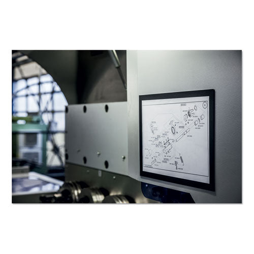 Image of Durable® Duraframe Magnetic Sign Holder, 8.5 X 11, Black Frame, 2/pack