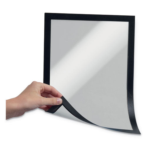 Image of Durable® Duraframe Magnetic Sign Holder, 8.5 X 11, Black Frame, 2/pack