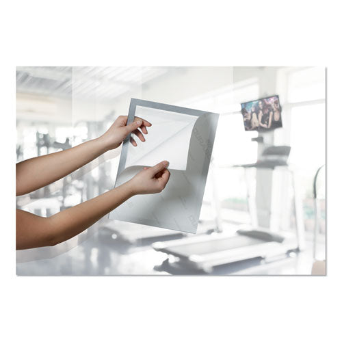 Image of Durable® DURAFRAME Note Sign Holder, 8.5 x 11, Silver Frame