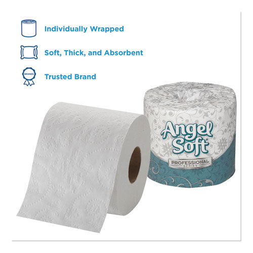 Image of Georgia Pacific® Professional Angel Soft Ps Premium Bathroom Tissue, Septic Safe, 2-Ply, White, 450 Sheets/roll, 20 Rolls/carton