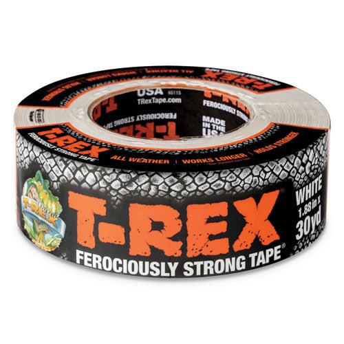 Image of T-REX® Duct Tape, 3" Core, 1.88" X 30 Yds, White
