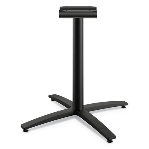 Image of HON® Between Seated-Height X-Base for 42" Table Tops, 32.68w x 29.57h, Black