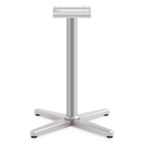 Image of HON® Arrange X-Leg Base for 30" to 36" Tops, 25.59w x 27.88h, Silver