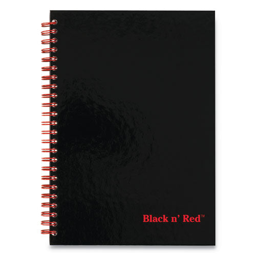 Image of Black n' Red Hardcover Twinwire Notebooks, SCRIBZEE Compatible, 1-Subject, Wide/Legal Rule, Black/Red Cover, (70) 9.88 x 6.88 Sheets