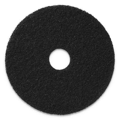 Image of Americo® Stripping Pads, 17" Diameter, Black, 5/Carton