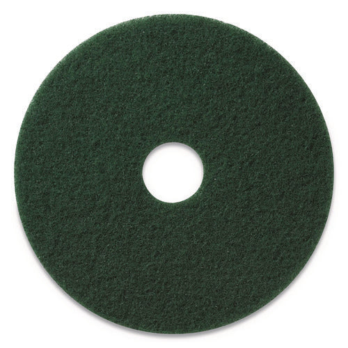 Image of Americo® Scrubbing Pads, 20" Diameter, Green, 5/carton