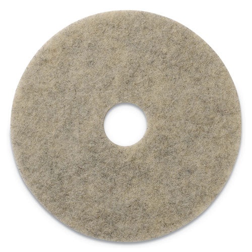 Image of Americo® Porko Plus Burnishing Pads, 27" Diameter, Brown, 2/carton
