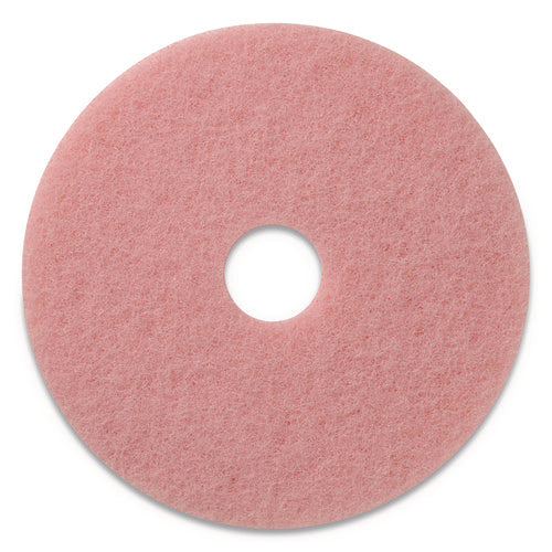Image of Americo® Remover Burnishing Pads, 27" Diameter, Pink, 2/Carton