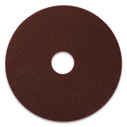 Image of Americo® EcoPrep EPP Specialty Pads, 20" Diameter, Maroon, 10/Carton