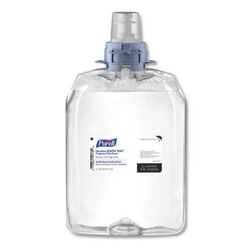Image of PURELL® Education HEALTHY SOAP Fragrance Free Foam Refill, Unscented, 2,000 mL, 2/Carton