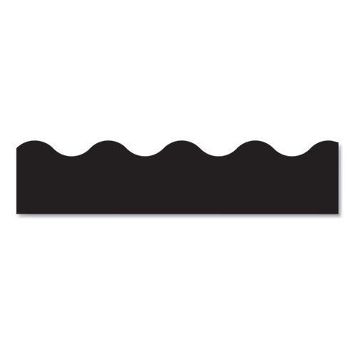 Image of TREND® Terrific Trimmers Solid Colors Board Trim, 2.25" X 39 Ft, Black
