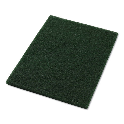 Image of Americo® Scrubbing Pads, 14 X 20, Green, 5/carton