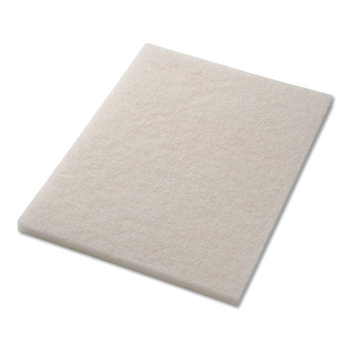 Image of Americo® Polishing Pads, 14 x 20, White, 5/Carton