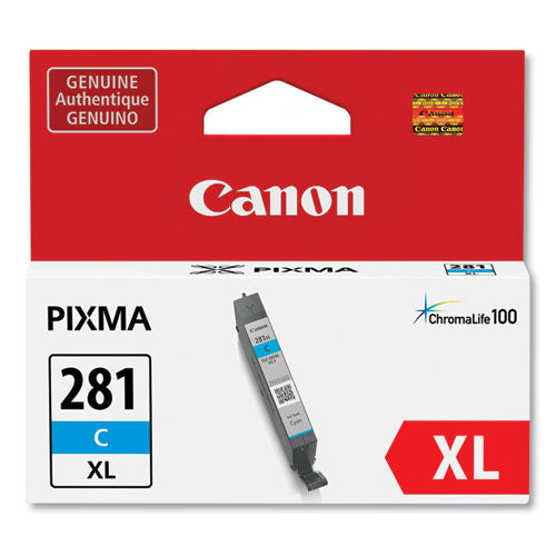 Image of Canon® 2038c001 (cli-281) Chromalife100 Ink, Blue