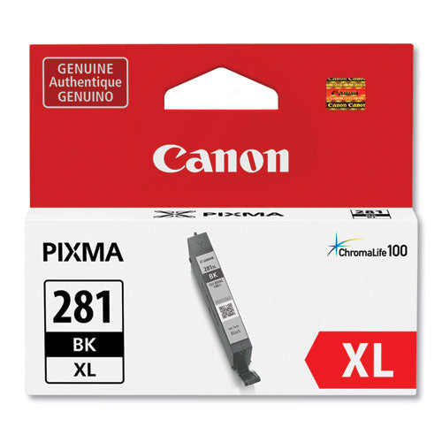 Image of Canon® 2037c001 (cli-281) Chromalife100 Ink, Black