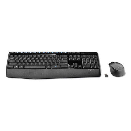 Image of Logitech® Mk345 Wireless Combo, 2.4 Ghz Frequency/30 Ft Wireless Range, Black