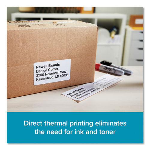 Image of DYMO® LW Shipping Labels, 2.31" x 4", White, 300 Labels/Roll, 6 Rolls/Pack