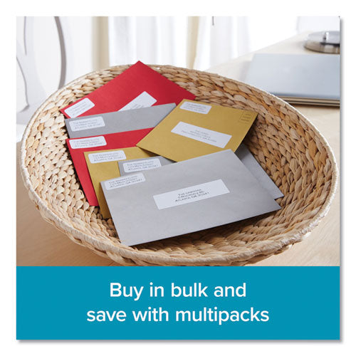 Image of DYMO® LW Multipurpose Labels, 1" x 2.13", White, 500 Labels/Roll, 6 Rolls/Pack