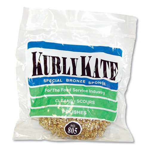 Image of Kurly Kate® Brass Scrubber, 50 G, Gold, 72/carton