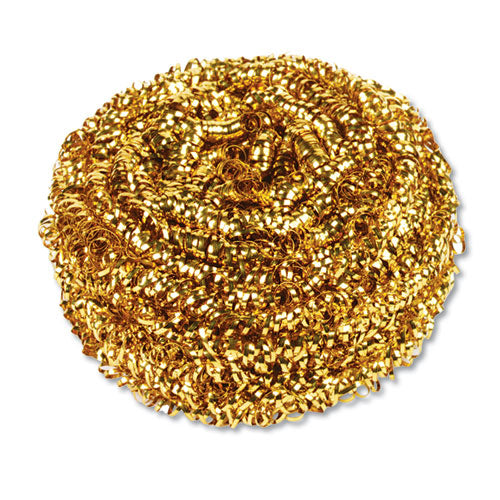 Image of Kurly Kate® Brass Scrubber, 50 G, Gold, 72/carton