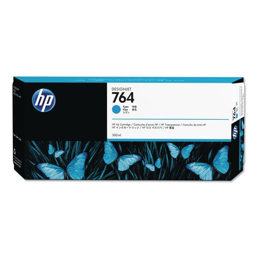 Image of HP HP 764, (c1q13a) Cyan Original Ink Cartridge