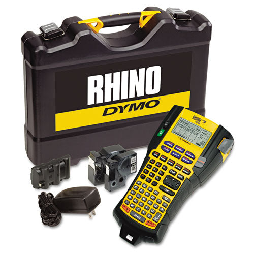 Image of DYMO® Rhino 5200 Industrial Label Maker Kit, 5 Lines, 4.9 X 9.2 X 2.5