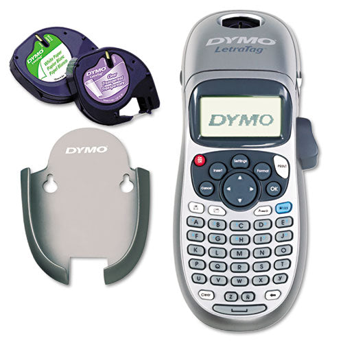 Image of DYMO® Letratag 100h Label Maker, 2 Lines, 3.1 X 2.6 X 8.3