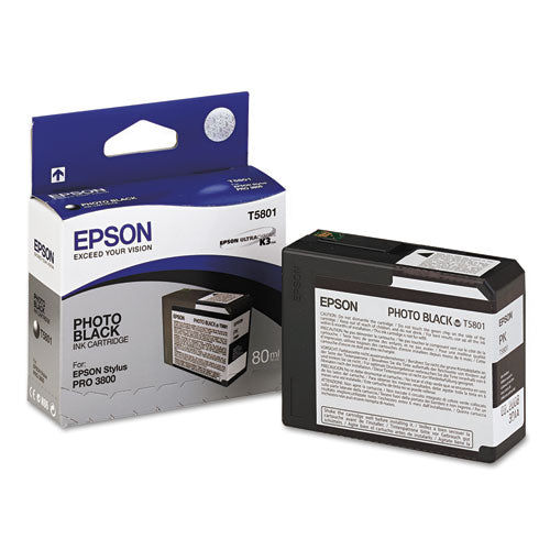 Image of Epson® T580100 Ultrachrome K3 Ink, Photo Black