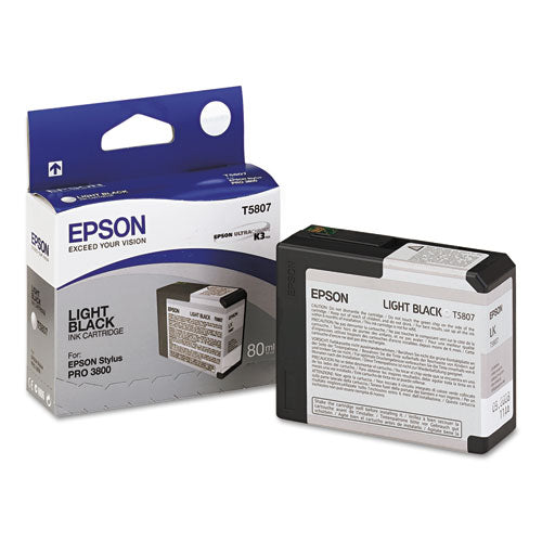 Image of Epson® T580700 Ultrachrome K3 Ink, Light Black