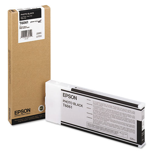 Image of Epson® T606100 (60) Ink, Photo Black