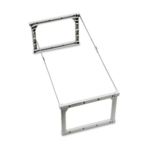 Image of Pendaflex® Plastic Snap-Together Hanging Folder Frame, Legal/letter Size, 18" To 27" Long, White/silver Accents