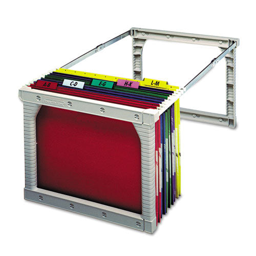 Image of Pendaflex® Plastic Snap-Together Hanging Folder Frame, Legal/letter Size, 18" To 27" Long, White/silver Accents