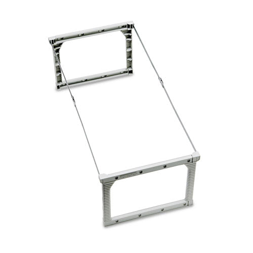 Image of Pendaflex® Plastic Snap-Together Hanging Folder Frame, Legal/letter Size, 18" To 27" Long, White/silver Accents, 4/box