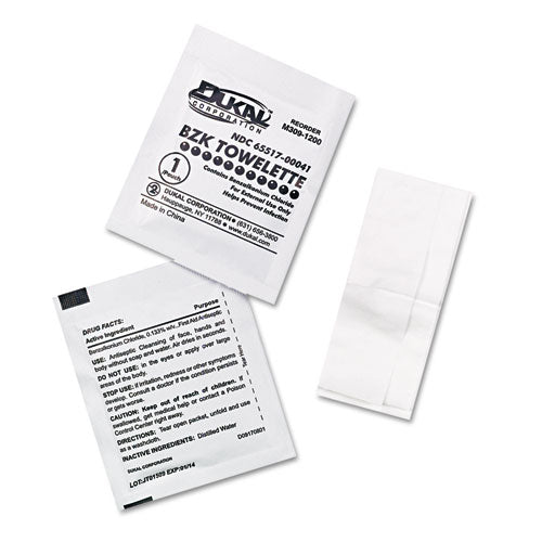 Image of First Aid Only Smartcompliance Antiseptic Cleansing Wipes, 10/box