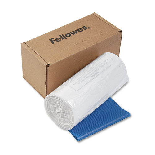 Image of Fellowes® Shredder Waste Bags, 14-20 Gal Capacity, 50/carton