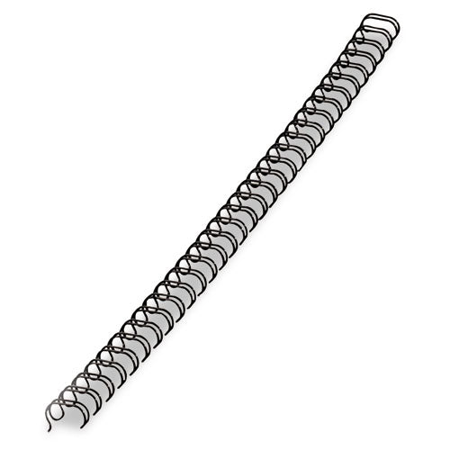 Image of Fellowes® Wire Bindings, 5/16" Diameter, 50 Sheet Capacity, Black, 25/pack